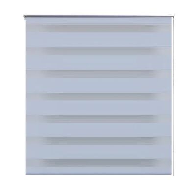 Zebra Blind 40 x 100 cm White
