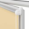 vidaXL Roller blind blackout 144.4x175 cm Fabric Width 140 cm beige