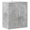 vidaXL Shoe Cabinet Concrete Grey 60x35x70 cm Engineered Wood
