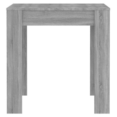vidaXL Dining Table Grey Sonoma 140x74.5x76 cm Engineered Wood