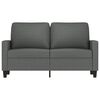 vidaXL 2-Seater Sofa Dark Grey 120 cm Fabric