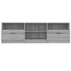 vidaXL TV Cabinet Grey Sonoma 150x33.5x45 cm Engineered Wood