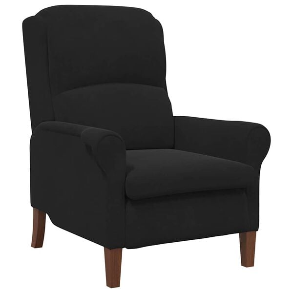 vidaXL Armchair Black 76 x 94 x 102 cm Velvet