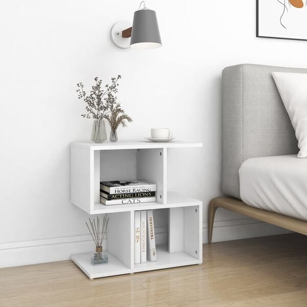 vidaXL Bedside Cabinets 2 pcs White 50x30x51.5 cm Engineered Wood
