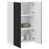 vidaXL Kitchen Cabinet Black 60 x 31 x 100 cm Engineered Wood