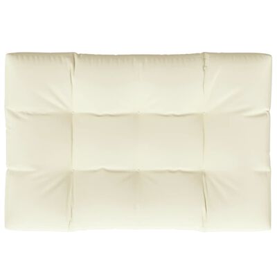 vidaXL Pallet Cushion Cream 120x80x12 cm Fabric