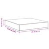 vidaXL Floating Wall Shelves 4 pcs White 23x23.5x3.8 cm MDF
