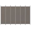 vidaXL 6-Panel Room Divider Anthracite 300x220 cm Fabric