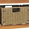vidaXL Bathroom Vanity Cabinet with 3 Baskets Solid Wood Teak 132x45x75 cm