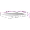 vidaXL Foam Mattress Medium Soft 152x203 cm Queen Size