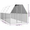 vidaXL Chicken Cage 2x6x2 m Galvanised Steel