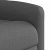 vidaXL Recliner Chair Dark Grey Fabric