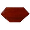 vidaXL Corner TV Cabinet Classical Brown Solid Mahogany Wood