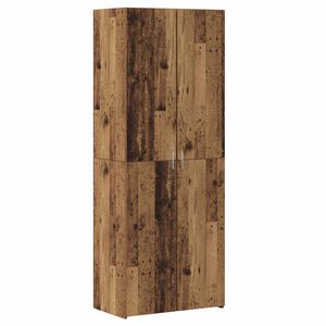 vidaXL Highboard Old Wood 70 x 42.5 x 185 cm