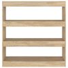 vidaXL Book Cabinet/Room Divider Sonoma Oak 100x30x103 cm