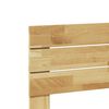 vidaXL Headboard 200 cm Solid Wood Oak