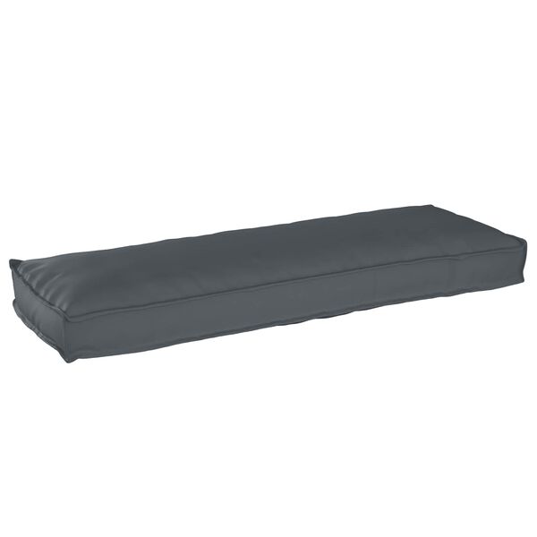 vidaXL Pallet Cushion for Bench Anthracite 120 x 40 x 8 cm