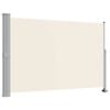 vidaXL Patio Retractable Side Awning 160 x 300 cm Cream