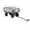 vidaXL Garden Hand Trolley Metal and Wood 250 kg