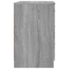 vidaXL Bed Cabinet Grey Sonoma 40x40x63 cm Engineered Wood