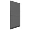 vidaXL Hinged Insect Screen Manual Anthracite and Black 100 x 215 cm