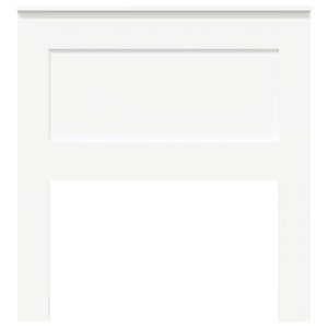 vidaXL Headboard with Headboard White 90 cm Engineered Wood