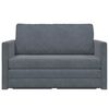 vidaXL Sofa Bed 110cm Dark Grey Velvet