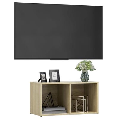 vidaXL TV Cabinet Sonoma Oak 72x35x36.5 cm Engineered Wood