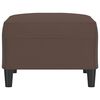 vidaXL Footstool Brown 70x55x41 cm Faux Leather