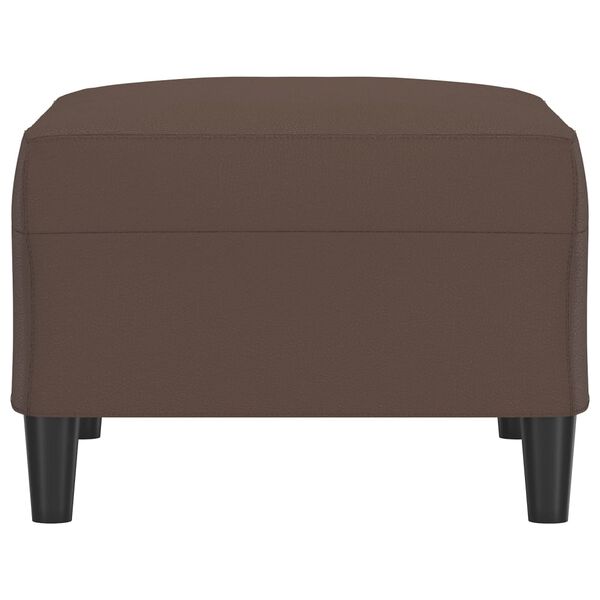 vidaXL Footstool Brown 70x55x41 cm Faux Leather