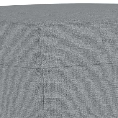 vidaXL Footstool Light Grey 70x55x41 cm Fabric