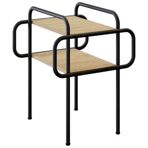 vidaXL Coffee Table Sonoma Oak 40 x 40 x 51 cm Engineered Wood