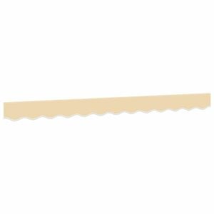 vidaXL Awning Valance Replacement Cream Stripe 300 cm