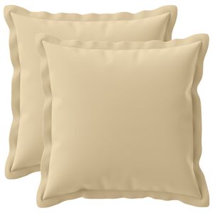 vidaXL Cushion Cover 2 pcs HOUTEN Beige 40 x 40 cm Polyester