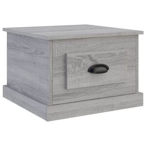 vidaXL Coffee Table Grey Sonoma 50x50x35 cm Engineered Wood