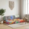 vidaXL Pallet Sofa Cushion Multicolour Fabric Patchwork