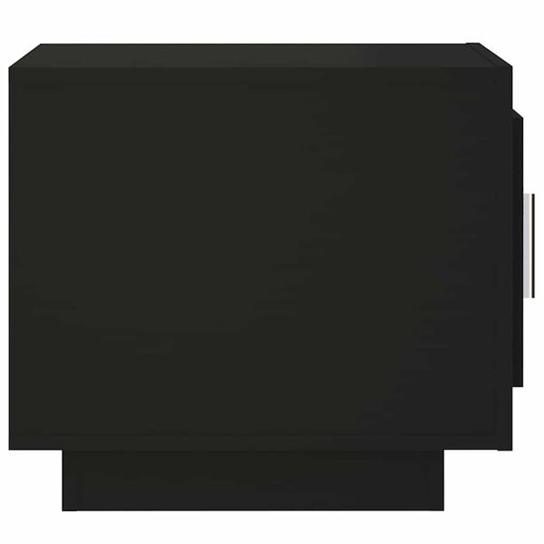 vidaXL Coffee Table Black 51x50x45 cm Engineered Wood