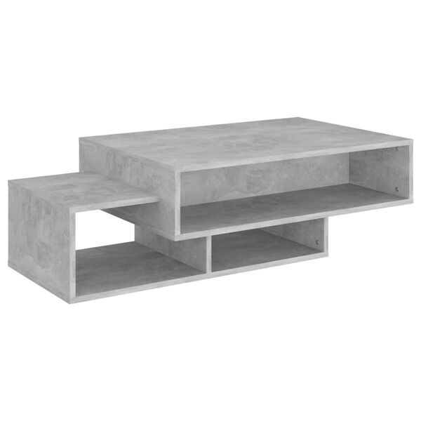 vidaXL Coffee Table Concrete Grey 105x55x32 cm Engineered Wood