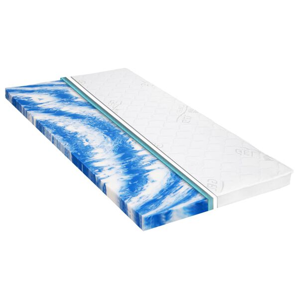 vidaXL Mattress Topper 140x200 cm Gel Foam 7 cm