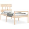 vidaXL Senior Bed without Mattress Single Solid Wood