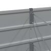 vidaXL Planter Light Grey 290 x 90 x 77 cm Galvanised Steel