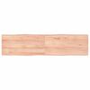 vidaXL Table Top Light Brown 160x40x(2-4) cm Live Edge