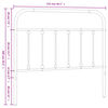 vidaXL Metal Replace Headboard White 107 cm