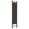 vidaXL 6-Panel Room Divider Brown 240x200 cm Fabric