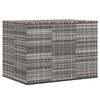 vidaXL Cushion Box | Grey | PE rattan | Large | Cushion Box | Rectangular