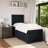 vidaXL Box Spring Bed with Mattress Black King Single Velvet