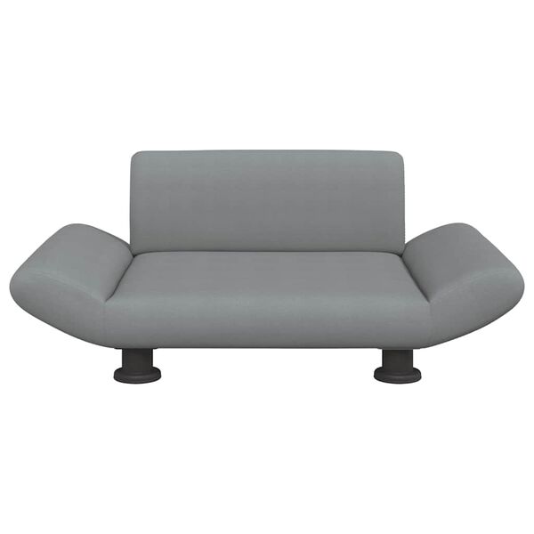 vidaXL Dog Bed Light Grey 70x45x28 cm Fabric