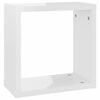 vidaXL Wall Cube Shelves 6 pcs High Gloss White 30x15x30 cm