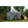 vidaXL Foldable Tent Pop-Up with 4 Side Walls 3x4.5 m Anthracite