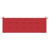vidaXL Garden Bench Cushion Red 150x50x3 cm Oxford Fabric